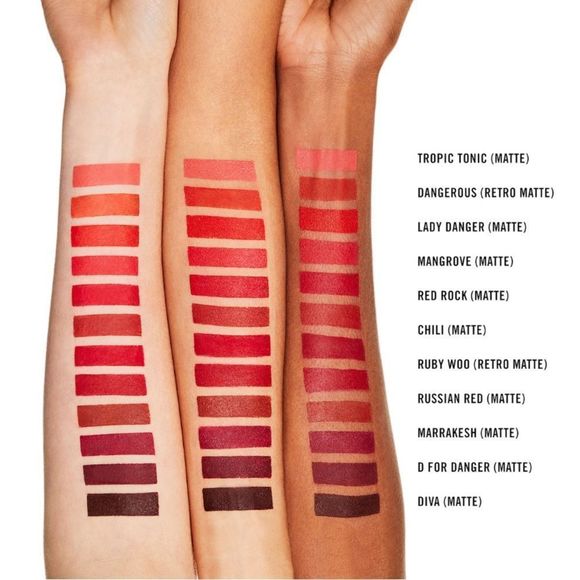 MAC Matte Lipstick CHILI 🌶️💄 NEW IN BOX RED Full Size - Picture 4 of 7